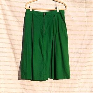 Kelly Green Circle Skirt